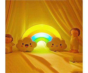 Lámpara modelo arcoiris, para niños