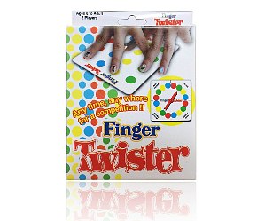 Famoso juego Twister... en su edición ¡para los dedos!