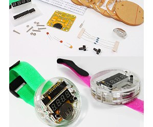 Kit para fabricar reloj digital LED