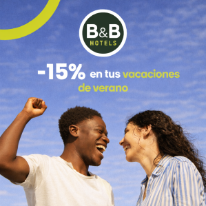 B&B Hotels: -15% en tus vacaciones de verano