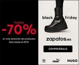 Ofertas Black Friday en Zapatos.es