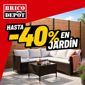 Hasta -40% en jardín en Brico Depot