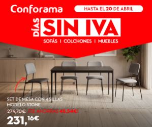 Conforama: DÍAS SIN IVA