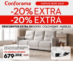 20% EXTRA en Conforama