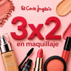 3x2 en maquillaje en El Corte Inglés