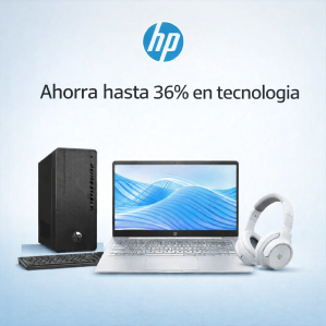 HP: Ahorra hasta 36% en tecnología