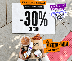 Kiehl's | Friends & Family: 30% de descuento