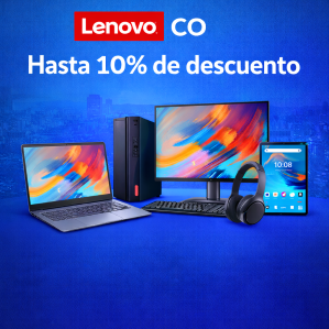 Lenovo: Hasta 10% de descuento