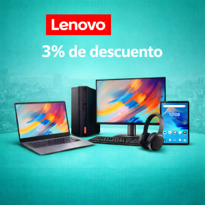 Lenovo: 3% de descuento