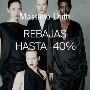  Massimo Dutti: Rebajas hasta -40% en artículos seleccionados