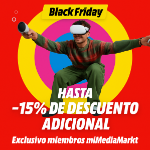 MediaMarkt Black Friday: Hasta -15% adicional