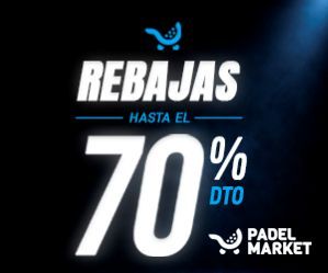 Rebajas de hasta el 70% en Padel Market
