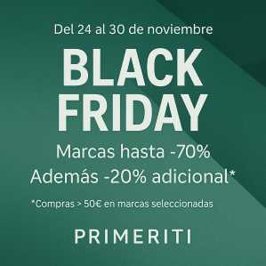 Black Friday en Primeriti | ¡Hasta -70% de descuentos! 
