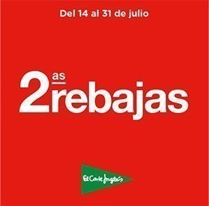 ¡Llegaron las Segundas Rebajas de Verano en El Corte Inglés!