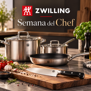 Zwilling: 20% de descuento en todo por la Semana del Chef