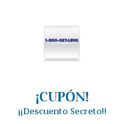 Logo de la tienda 1 800 Get Lens con cupones de descuento