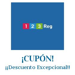 Logo de la tienda 123 reg co uk con cupones de descuento