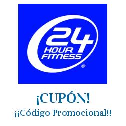 Logo de la tienda 24 Hour Fitness con cupones de descuento