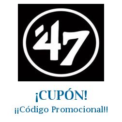 Logo de la tienda 47Brand con cupones de descuento