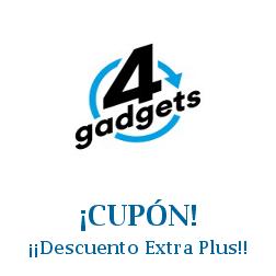 Logo de la tienda 4Gadgets con cupones de descuento