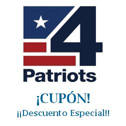 Logo de la tienda 4Patriots con cupones de descuento