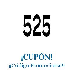 Logo de la tienda 525 America con cupones de descuento