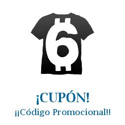 Logo de la tienda 6DollarShirts con cupones de descuento