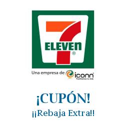 Logo de la tienda 7 Eleven con cupones de descuento