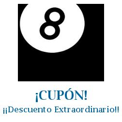 Logo de la tienda 8Ball con cupones de descuento