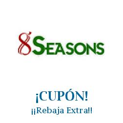 Logo de la tienda 8seasons con cupones de descuento