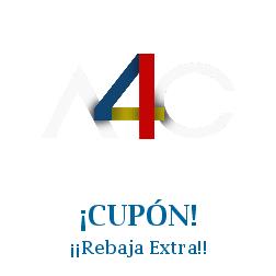 Logo de la tienda A4C con cupones de descuento