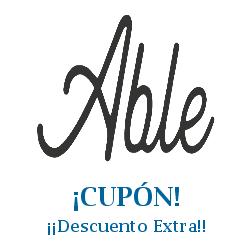 Logo de la tienda Able Clothing con cupones de descuento