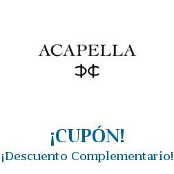 Logo de la tienda Acapella con cupones de descuento