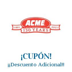 Logo de la tienda Acme Markets con cupones de descuento