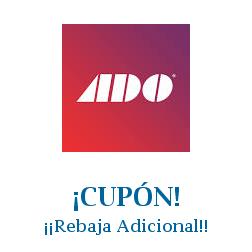 Logo de la tienda ADO con cupones de descuento