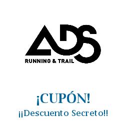 Logo de la tienda ADS Running Shop con cupones de descuento