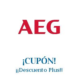 Logo de la tienda AEG con cupones de descuento