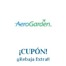 Logo de la tienda AeroGarden con cupones de descuento