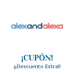 Logo de la tienda Alex and Alexa con cupones de descuento