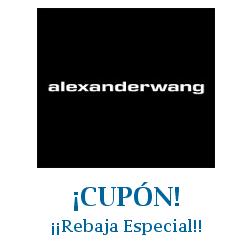 Logo de la tienda Alexander Wang con cupones de descuento