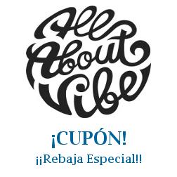 Logo de la tienda All About Vibe con cupones de descuento