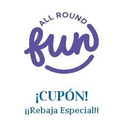 Logo de la tienda All Round Fun con cupones de descuento