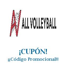 Logo de la tienda All Volleyball con cupones de descuento