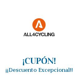 Logo de la tienda All4Cycling con cupones de descuento