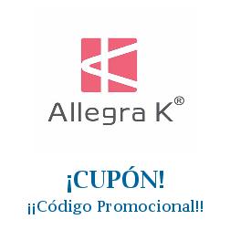 Logo de la tienda Allegra K con cupones de descuento