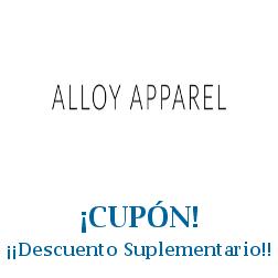 Logo de la tienda Alloy Apparel con cupones de descuento