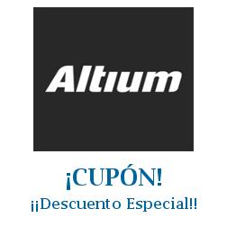 Logo de la tienda Altium con cupones de descuento