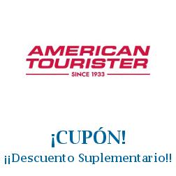 Logo de la tienda American Tourister con cupones de descuento