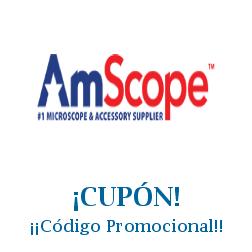 Logo de la tienda AmScope con cupones de descuento