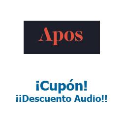 Logo de la tienda Apos Audio con cupones de descuento